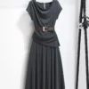 off‑the‑shoulder dress