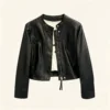 Sheepskin leather jacket